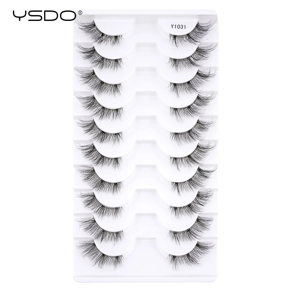 New Fox Half Eyelashes 3/10 Pairs 3D Mink Lashes Natural Eyelash Extension Cat Eye Eyelashes Makeup Tools faux Cils maquiagem - Blinksy